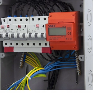 Elektro Wandverteiler 1x 16A 1x 32A 4x230V komplett Set Baustromverteiler mit Digital Zaehler Bild 4