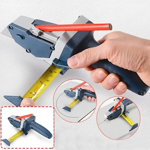 BESTSELLER Trockenbauschneider mit Massband Bleistift All in One Bild 4