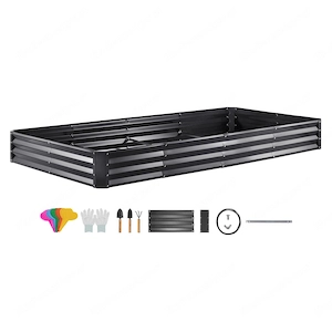 Artikel: Complete set of raised bed plant bed metal vegetable bed plant box 240x120x28cm Hochwertige Bild 4