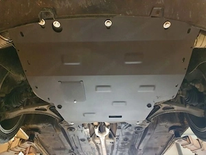 Stahl Motorabdeckung Unterfahrschutz Audi TT 8N 1998 2006 Umruestung mit Anbaumaterial Set Bild 2