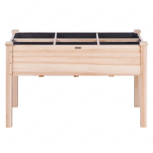 Artikel: Plant box raised bed wood cold frame plant bed vegetable bed 120x58 Hochwertiger Artikel au Bild 3