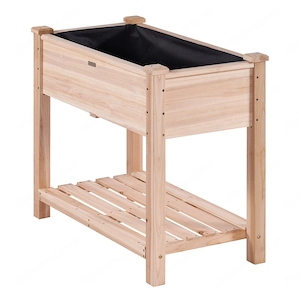 Artikel: Plant box raised bed wood cold frame plant bed vegetable bed 86x46 Hochwertiger Artikel aus Bild 3