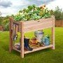 Artikel: Plant box raised bed wood cold frame plant bed vegetable bed 86x46 Hochwertiger Artikel aus Bild 6