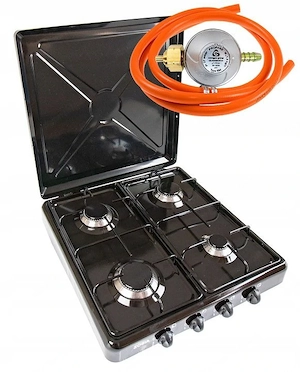 Artikel: 4 flame camping stove gas stove camping stove gas stove hob gas stove complete set Hochwert
