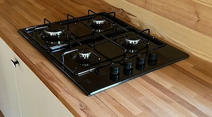 Artikel: Exclusive gas hob 60 cm self-sufficient built-in oven black Hochwertiger Artikel aus unsere Bild 3
