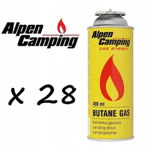 Artikel: 28x gas cartridge gas cartridge butane camping stove gas stove Bunsen burner 227g 400ml Hoc