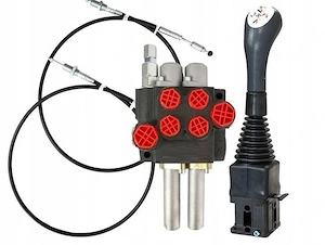 2 teiliger 80 l Hydraulikverteiler mit doppelseitigen Verriegelungen Hydraulikventil Joystick Kreuzs