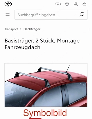 Original Toyota Dachträger   Grundträger   RAV4 (2006 2012)