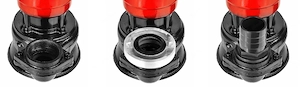 Hochleistungs Pumpe Schmutzwasser Klaergrubenpumpe fuer jedes Wasser mit Zerkleinerer 20m Schlauch Bild 4