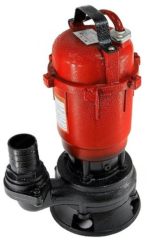 Hochleistungs Pumpe Schmutzwasser Klaergrubenpumpe fuer jedes Wasser mit Zerkleinerer 20m Schlauch Bild 5