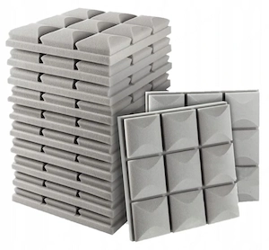 Artikel: 12x premium soundproofing records acoustic foam 3 cm - 1m2 choice of colors fireproof water Bild 3