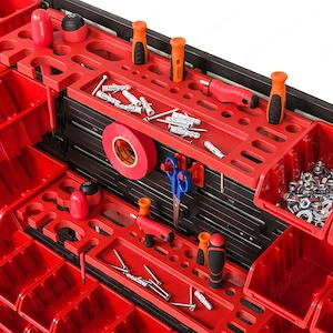 BESTSELLER Werkzeugwand Set Werkzeughaltern mit Lochwand Lagersystem Warkzeuglochwand Wandregal Werk Bild 4