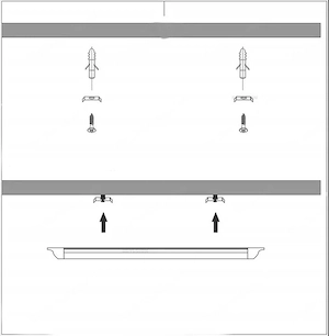 Artikel: 10x LED panel industrial lamp workshop lamp room lamp 1500mm 50W Hochwertiger Artikel aus u Bild 5