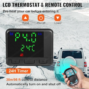 Artikel: Diesel heater air heater auxiliary heater 8KW 12V easy integration car truck warehouse Hoch Bild 3