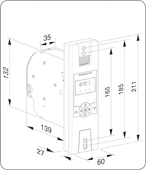 Rademacher RolloTron Standard 1300 UW elektrischer Gurtwickler fuer Rollladen bis 45 kg 6 m2 fuer 23 Bild 3