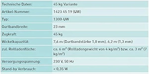 Rademacher RolloTron Standard 1300 UW elektrischer Gurtwickler fuer Rollladen bis 45 kg 6 m2 fuer 23 Bild 4