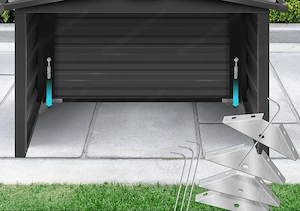 Artikel: Metal robotic lawnmower garage carport lawn robot shelter canopy Hochwertiger Artikel aus u Bild 4