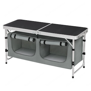 Artikel: Camping kitchen aluminum kitchen box camping cupboard folding cupboard wind protection outd Bild 7