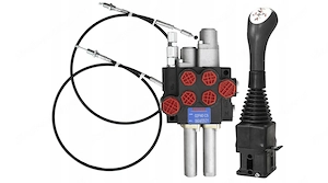 Artikel: Hydraulic valve crossover joystick bowden cable front loader complete set Hochwertiger Arti