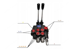 Artikel: Hydraulic valve crossover joystick bowden cable front loader complete set Hochwertiger Arti Bild 5