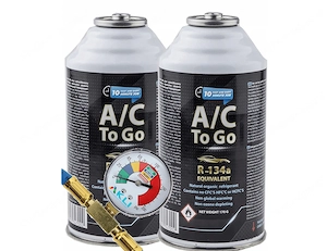 Klimaanlage Wartung komplett Set 2x 500G R134a mit Befuellschlauch