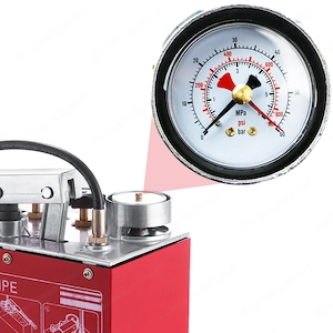 Pruefpumpe 725 PSI Abdrueckpumpe Druckpruefpumpe Pruefpumpe 5 MPa Befuellpumpe 0 50 bar Heizleckdruc Bild 4