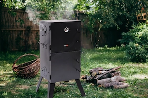 Bestseller Grill Raeucherofen Smoker Raeucherschrank mit Thermometer