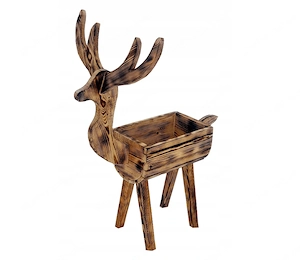 Artikel: HANDMADE Reh Wild Pflanzkuebel Blumenkuebel Blumentopf Pflanzkasten Hochwertiger Artikel au