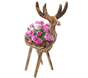 Artikel: HANDMADE Reh Wild Pflanzkuebel Blumenkuebel Blumentopf Pflanzkasten Hochwertiger Artikel au Bild 4