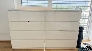 Ikea Malm mit 4 Schubladen, 2 Stück