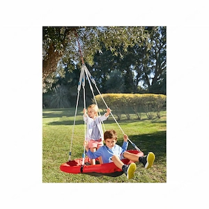 PLAYTIVE JUNIOR Nestschaukel 150 kg Belastbarkeit mit 4 Seilen ab 3 Jahren Schaukel Bild 3