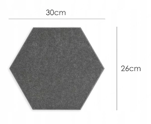 Material: Polyesterfilz Paneell nge: 26 cm Breite: 30cm Materialst rke 9mm selbstklebend Oberfl che: Bild 3