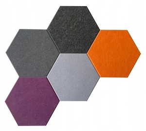 Material: Polyesterfilz Paneell nge: 26 cm Breite: 30cm Materialst rke 9mm selbstklebend Oberfl che: