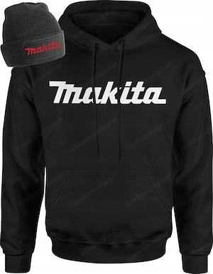 MAKITA PREMIUM Kapuzenpullover Hoodie Sweatshirt Pullover Pulli Herren mit Muetze Farbwahl Bild 4