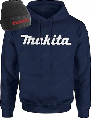 MAKITA PREMIUM Kapuzenpullover Hoodie Sweatshirt Pullover Pulli Herren mit Muetze Farbwahl Bild 5