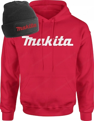MAKITA PREMIUM Kapuzenpullover Hoodie Sweatshirt Pullover Pulli Herren mit Muetze Farbwahl