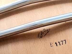 4 Stück Stühle aus den 77-ziger Jahren | Industrie-Design | Stapelbar | Vintage Bild 8