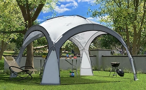 Artikel: Solar LED Event Pavillon Partyzelt Garten Gartenzelt Camping Pavilion FARBWAHL Hochwertiger Bild 2