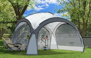 Artikel: Solar LED Event Pavillon Partyzelt Garten Gartenzelt Camping Pavilion FARBWAHL Hochwertiger Bild 4