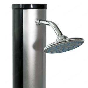Artikel: Solar Gartendusche 35L schwarz silberfarben Pool Regenduschkopf Camping Outdoor Hochwertige Bild 5