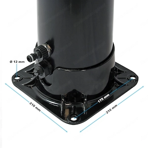 Artikel: Solar Gartendusche 35L schwarz silberfarben Pool Regenduschkopf Camping Outdoor Hochwertige Bild 6