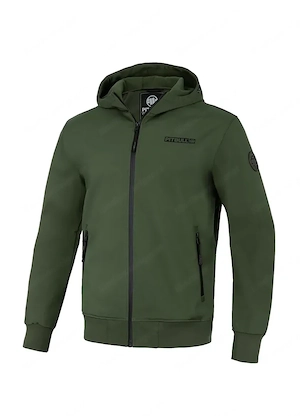 PIT BULL WEST COAST UEbergangsjacke Fruehlingsjacke Softshell fuer Herren Olive
