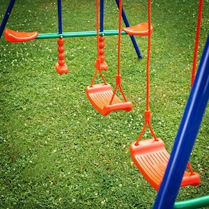 Artikel: Children's swing garden swing swing frame swing frame 4 seater set Hochwertiger Artikel aus Bild 7