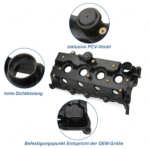 Ventildeckel Zylinderkopfhaube fuer OPEL ASTRA J CORSA D MERIVA B MOKKA 1.7 CDTI 55573764 Bild 2
