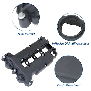 Ventildeckel Zylinderkopfhaube fuer OPEL Corsa D 1.2 80PS 59KW 55351461   Bild 3
