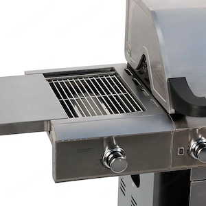 Gasgrill 5 2 BBQ GRILLWAGEN Edelstahl Brenner mit 2 Seitenkocher Bild 4