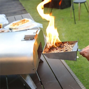 Artikel: Outdoor Grill Wood BBQ Smoker Portable Pizza Oven Pizza Maker Hochwertiger Artikel aus unse Bild 4