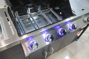 Artikel: Gasgrill BBQ GRILLWAGEN Kueche Grillkueche Gartengrill Outdoorkueche Aussenkueche Kuechenwa Bild 3