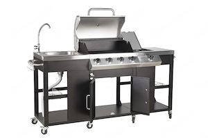 Artikel: Gasgrill BBQ GRILLWAGEN Kueche Grillkueche Gartengrill Outdoorkueche Aussenkueche Kuechenwa