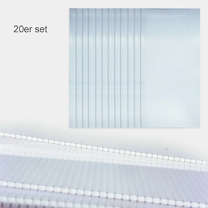 Artikel: 20x polycarbonate roof panels double wall panels hollow chamber panels greenhouse panels 4m Bild 7